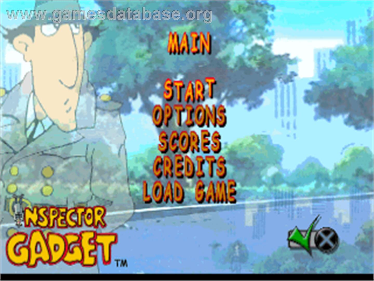 Inspector Gadget: Gadget's Crazy Maze - Sony Playstation - Artwork - Title Screen