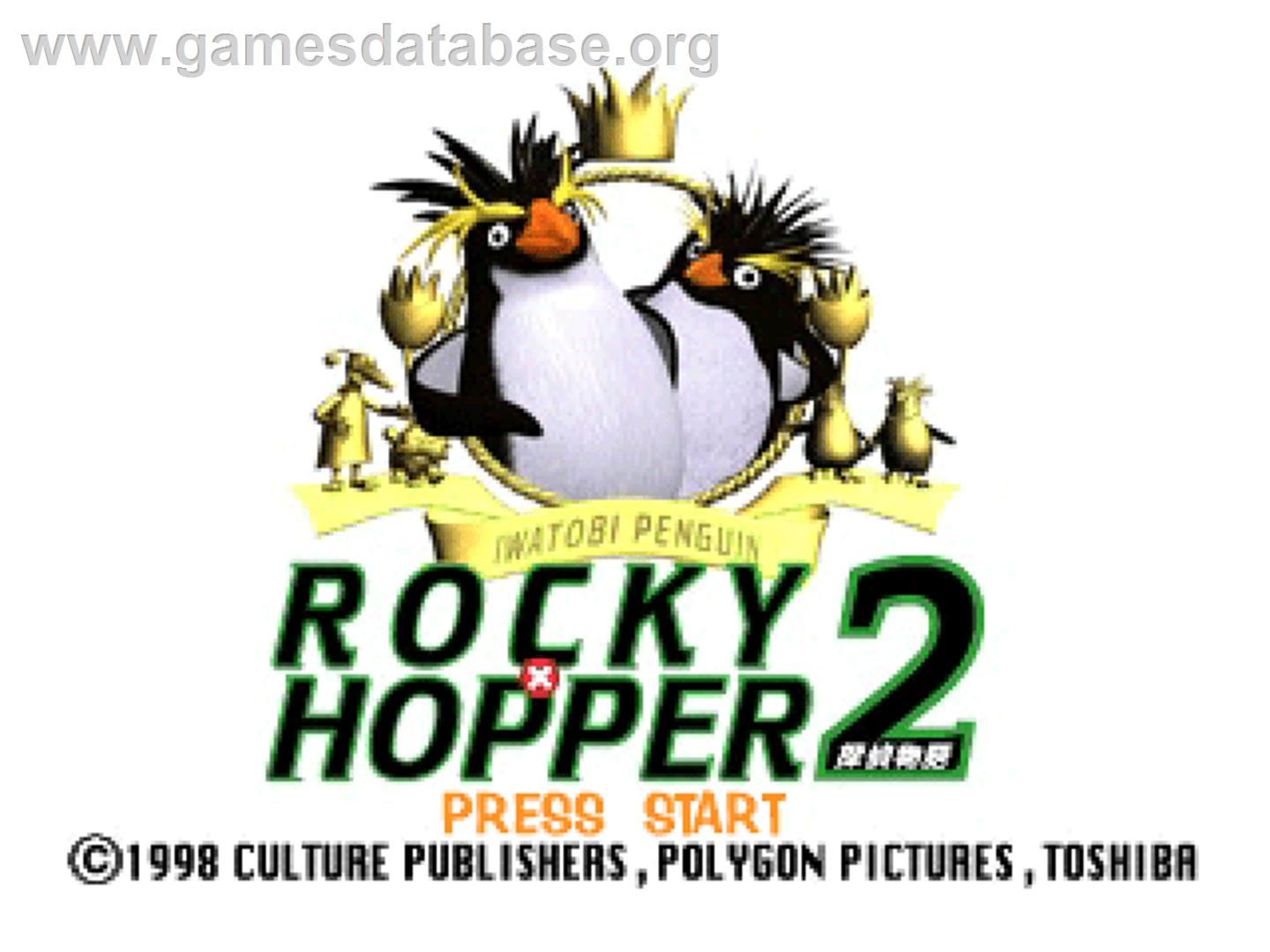 Iwatobi Penguin Rocky X Hopper 2 - Tantei Monogatari - Sony Playstation - Artwork - Title Screen