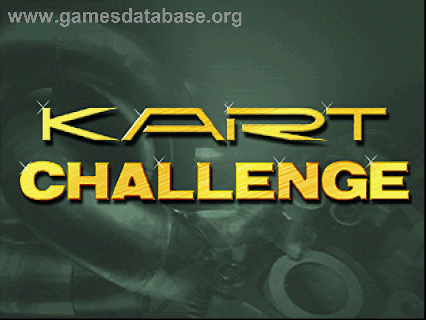 Kart Challenge - Sony Playstation - Artwork - Title Screen