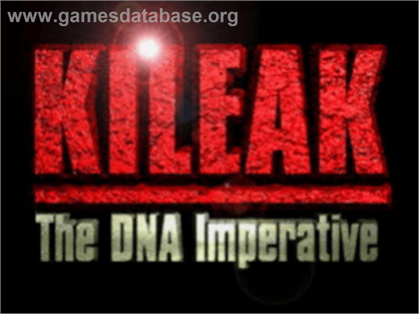 Kileak: The DNA Imperative - Sony Playstation - Artwork - Title Screen