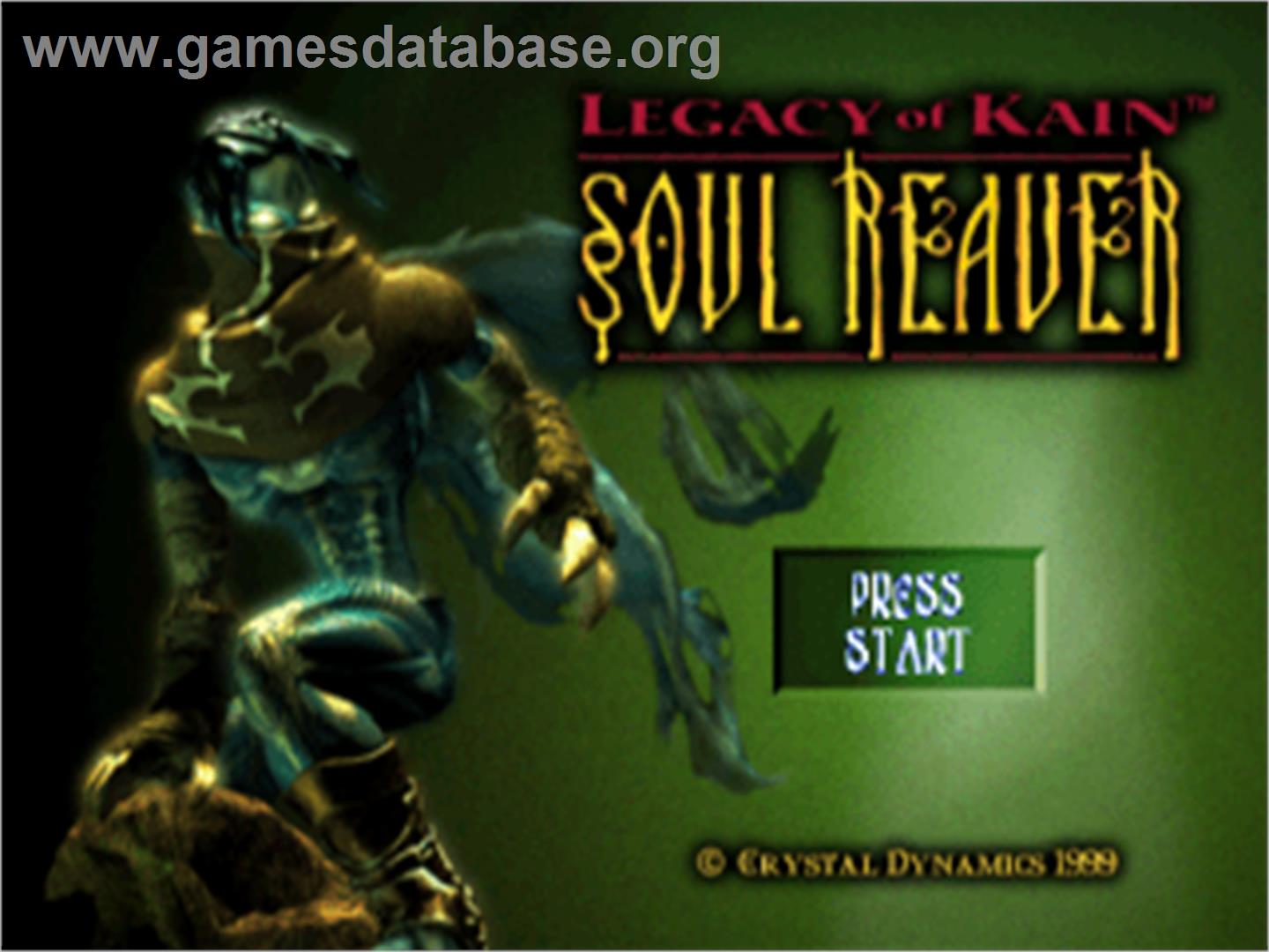 Legacy of Kain: Soul Reaver - Sony Playstation - Artwork - Title Screen