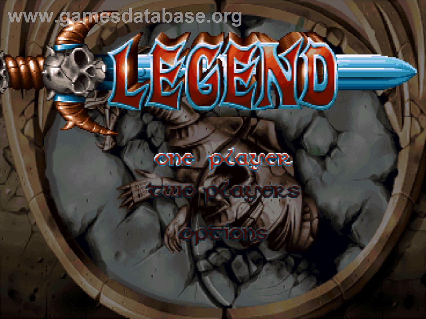 Legend - Sony Playstation - Artwork - Title Screen