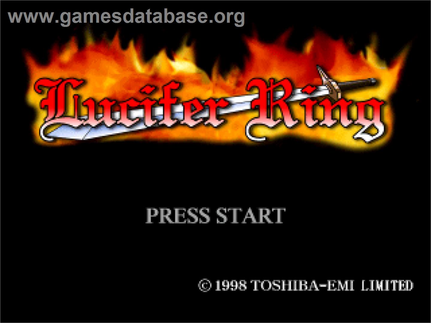 Lucifer Ring - Sony Playstation - Artwork - Title Screen