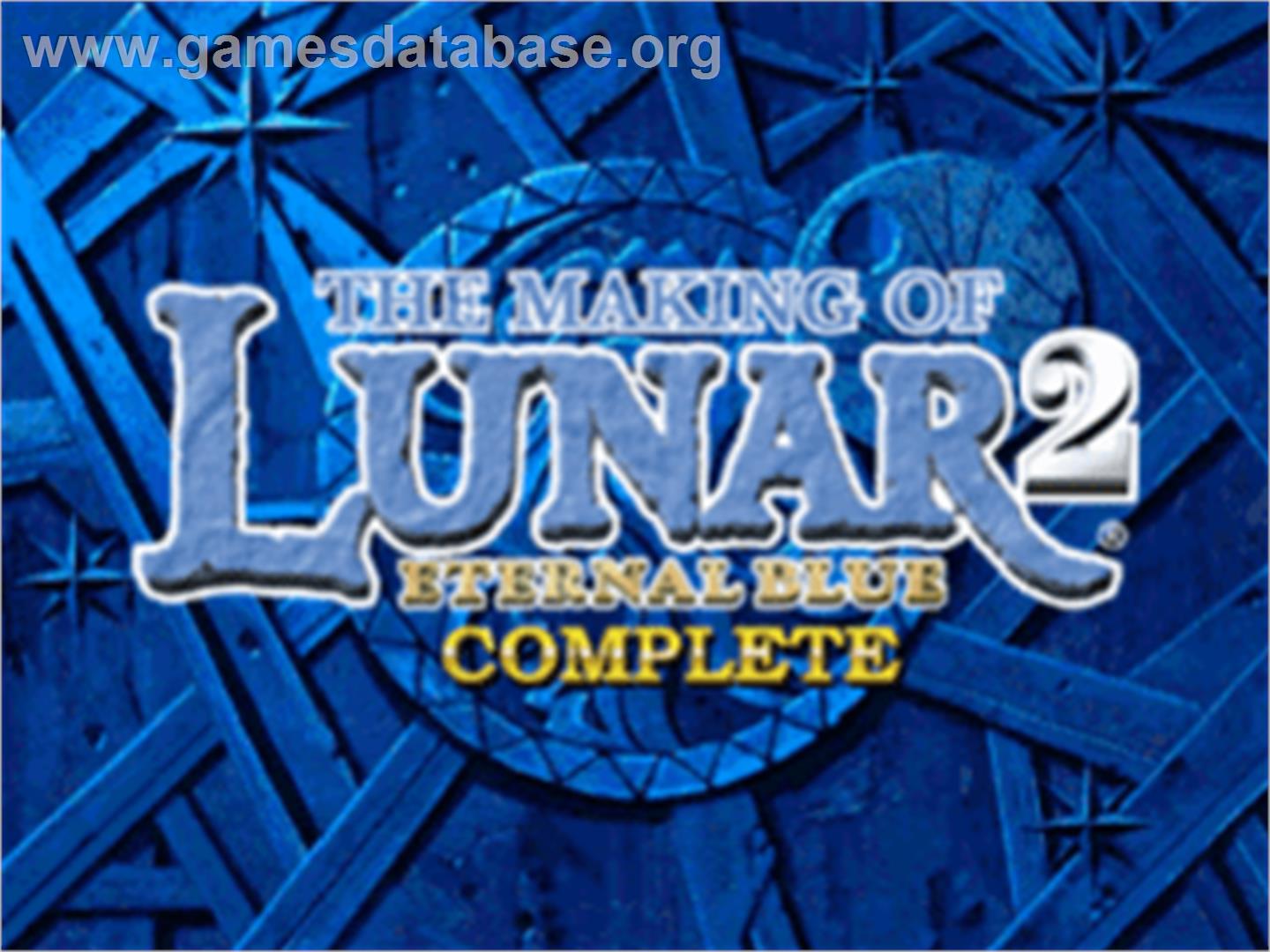 Lunar 2: Eternal Blue Complete - Sony Playstation - Artwork - Title Screen