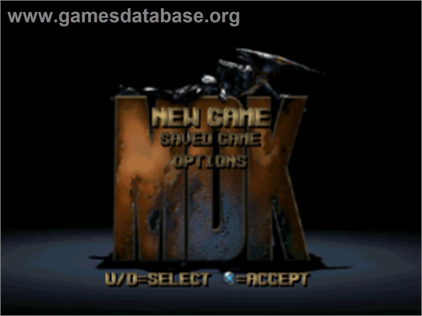 MDK - Sony Playstation - Artwork - Title Screen