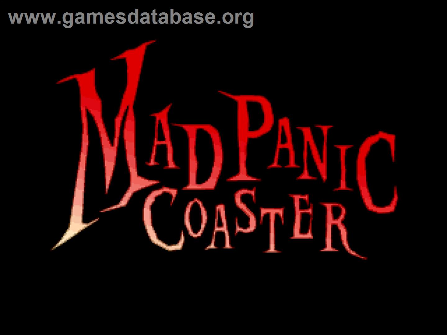 Mad Panic Coaster - Sony Playstation - Artwork - Title Screen