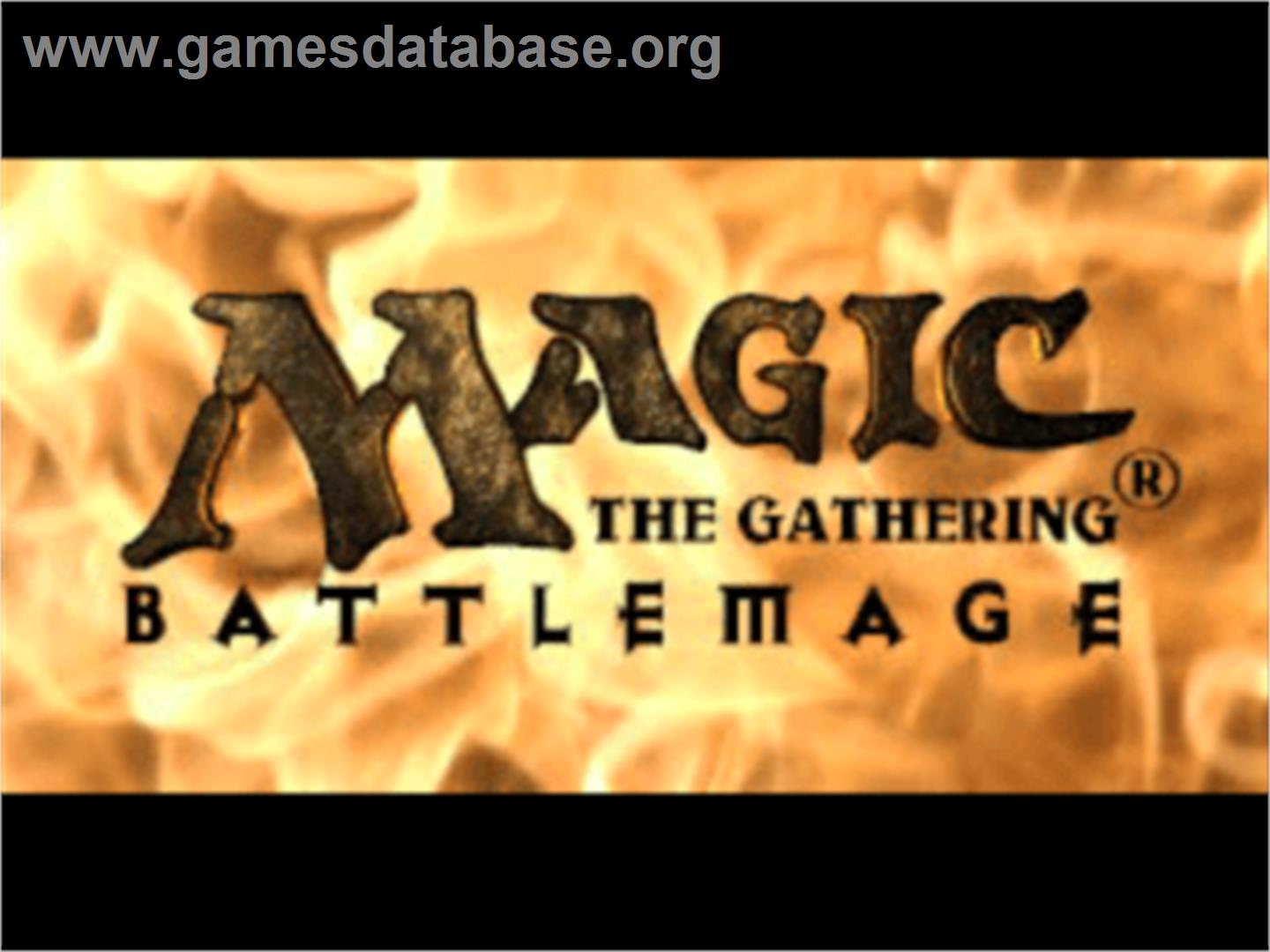 Magic: The Gathering - Battlemage - Sony Playstation - Artwork - Title Screen
