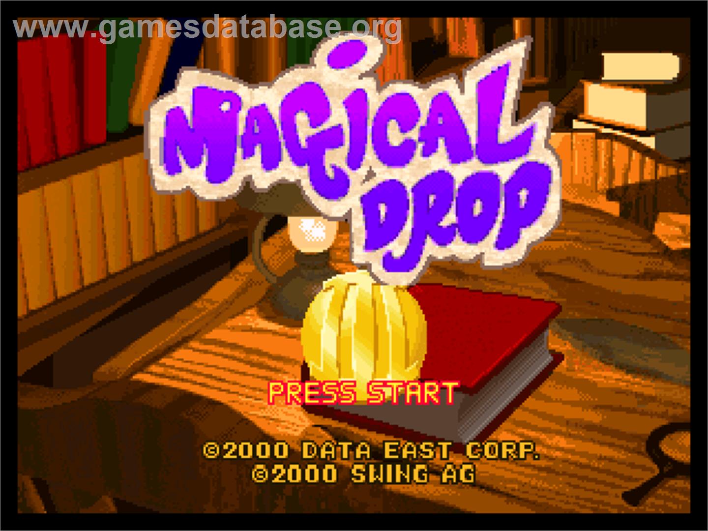 Magical Drop 3 - Sony Playstation - Artwork - Title Screen