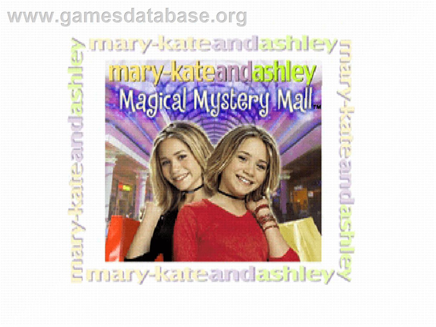 Mary-kate And Ashley - Magical Mystery Mall - Sony Playstation - Artwork - Title Screen