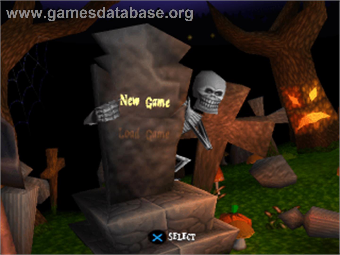 MediEvil - Sony Playstation - Artwork - Title Screen