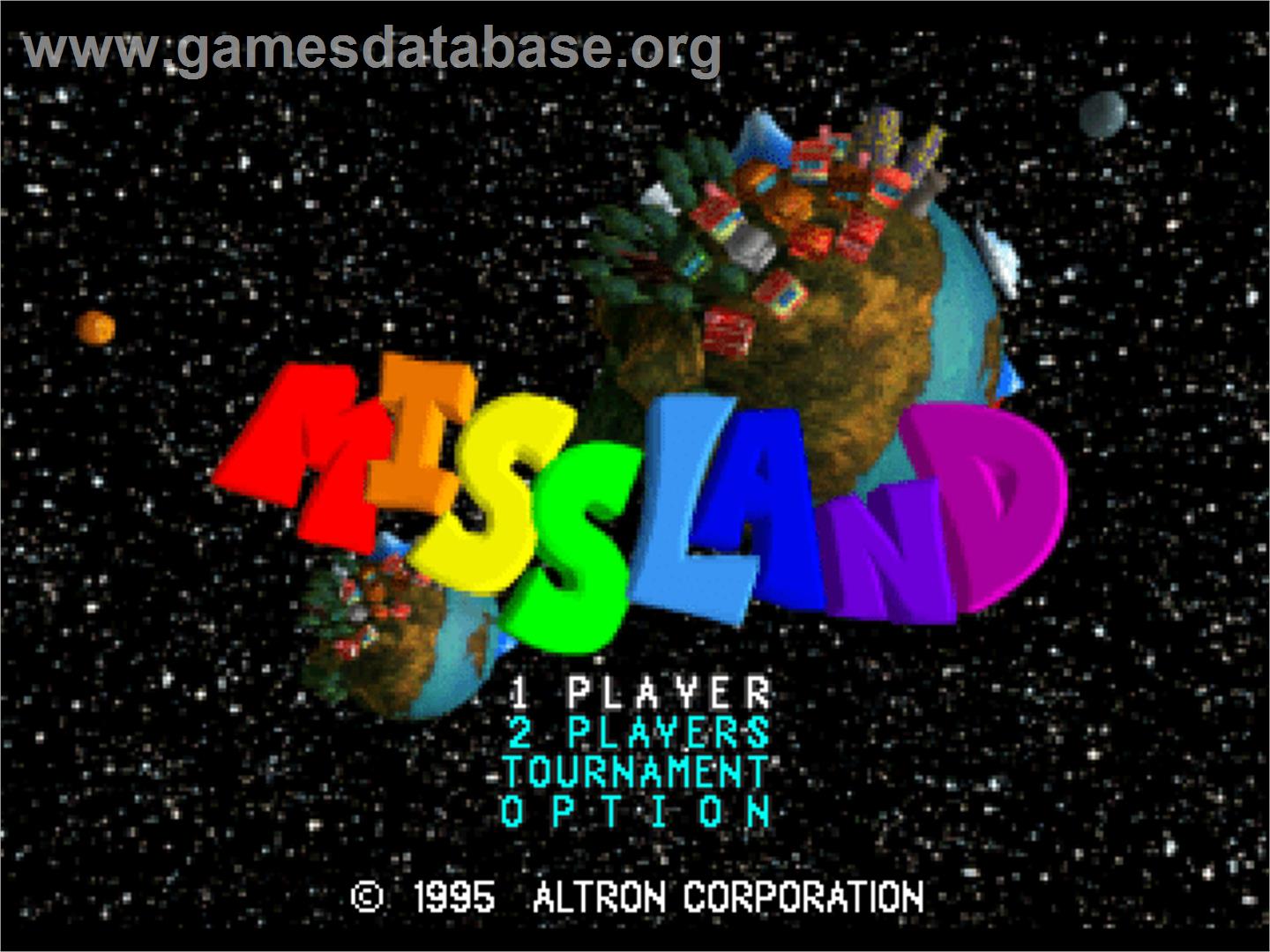 Missland - Sony Playstation - Artwork - Title Screen