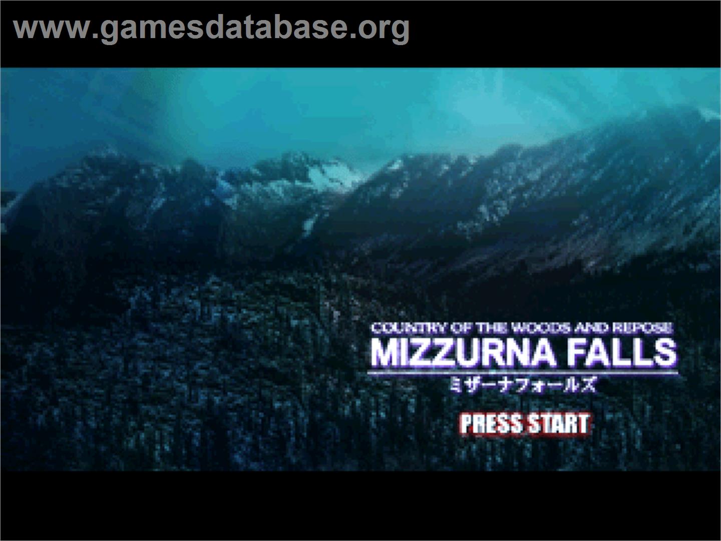 Mizzurna Falls - Sony Playstation - Artwork - Title Screen