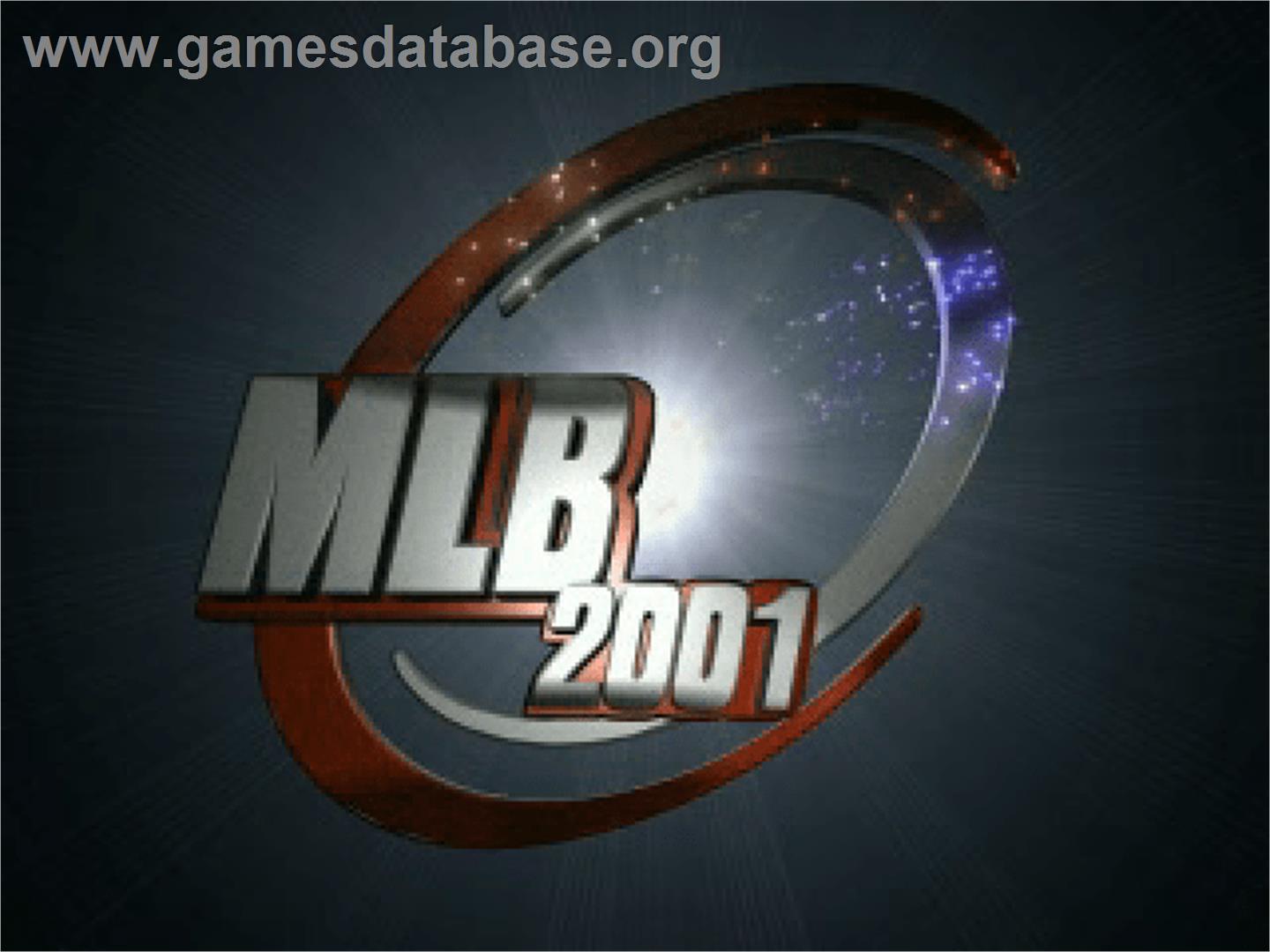 Mlb 2001 - Sony Playstation - Artwork - Title Screen