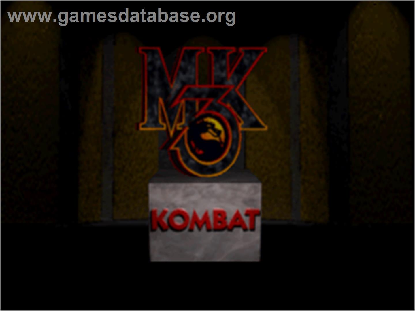 Mortal Kombat 3 - Sony Playstation - Artwork - Title Screen