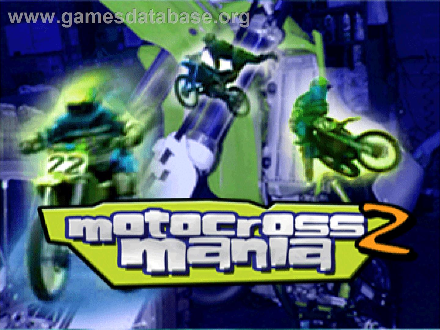 Motocross Mania 2 - Sony Playstation - Artwork - Title Screen