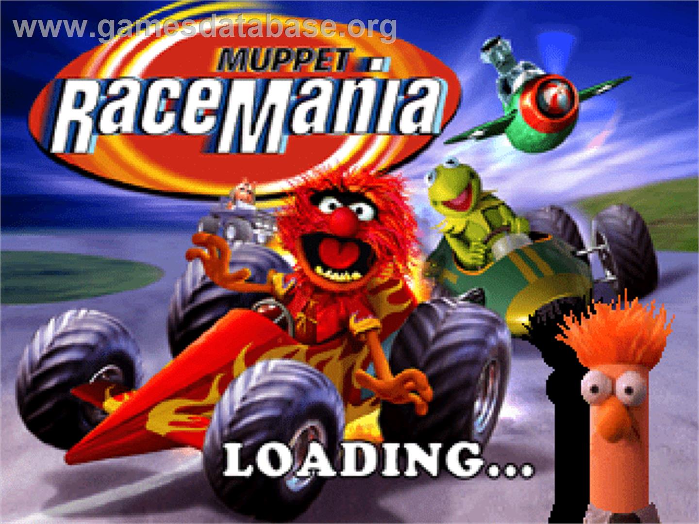 Muppet Racemania - Sony Playstation - Artwork - Title Screen