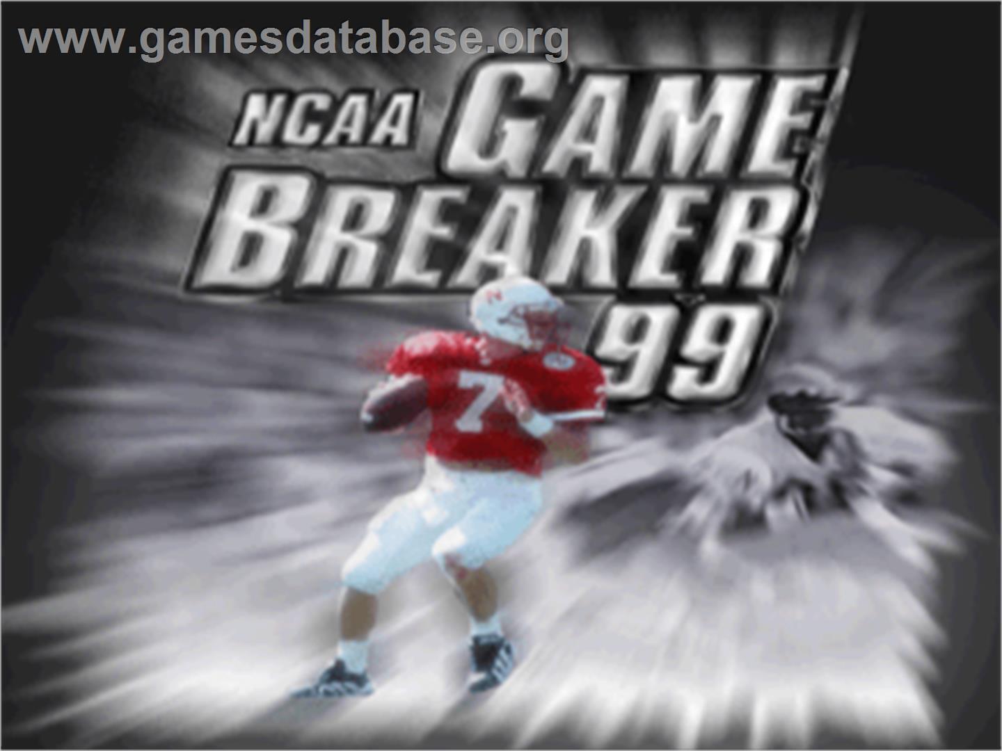 NCAA GameBreaker 99 - Sony Playstation - Artwork - Title Screen