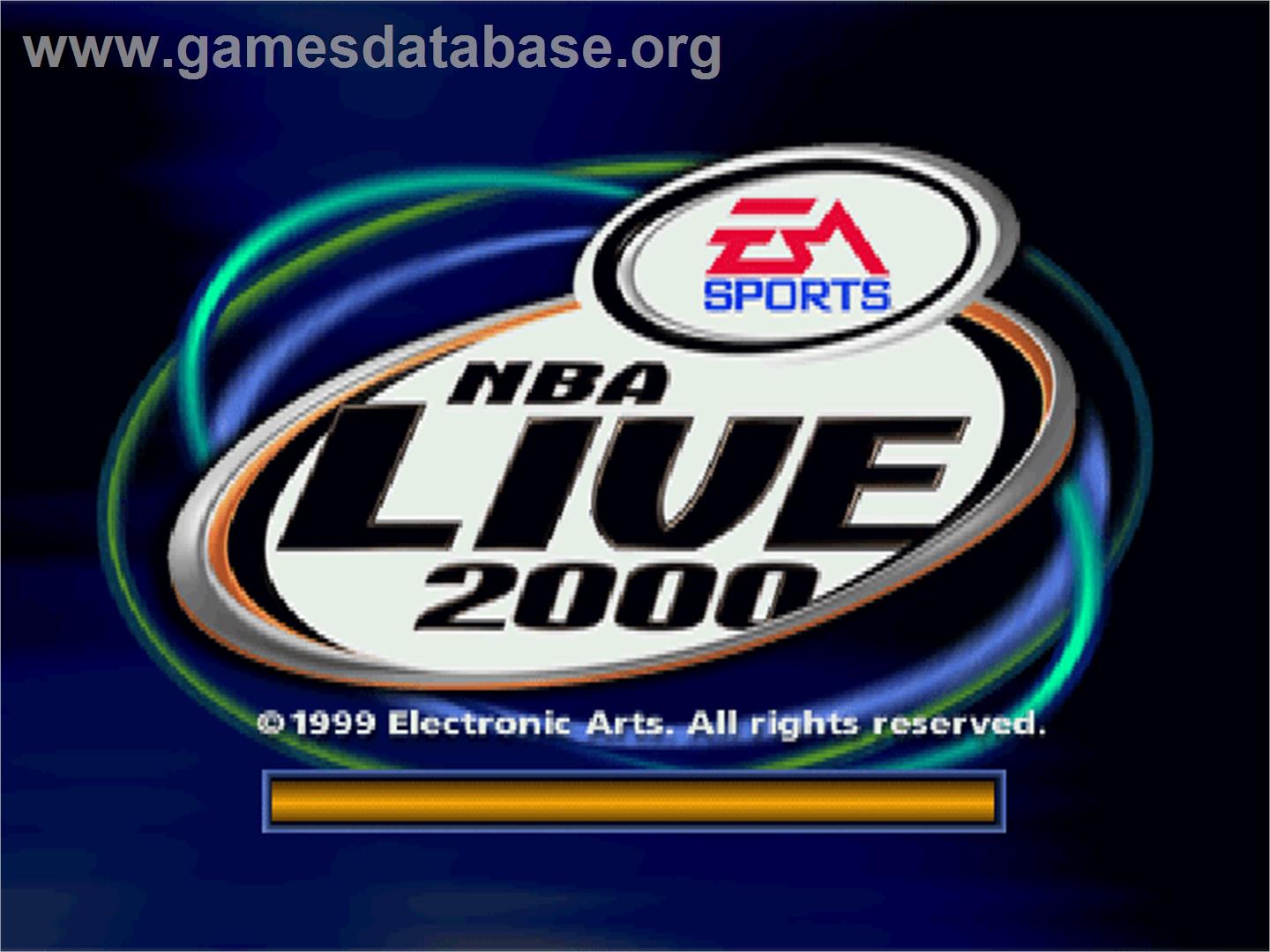 Nba Live 2000 - Sony Playstation - Artwork - Title Screen