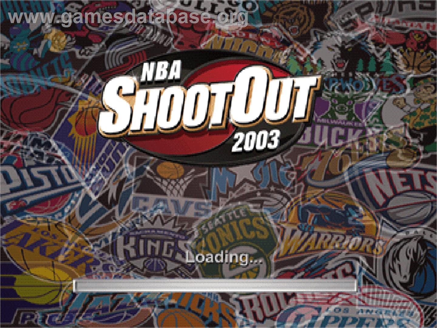 Nba Shootout 2003 - Sony Playstation - Artwork - Title Screen