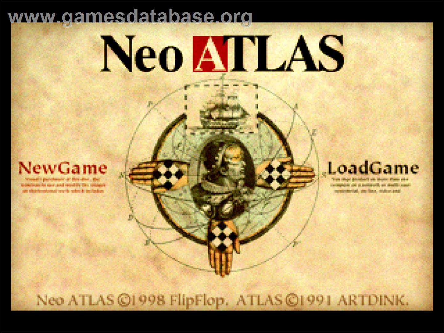 Neo Atlas - Sony Playstation - Artwork - Title Screen