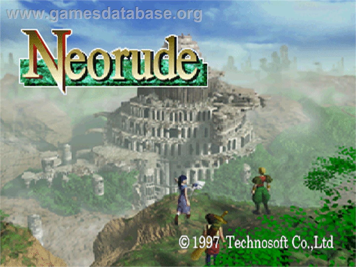 Neorude - Sony Playstation - Artwork - Title Screen