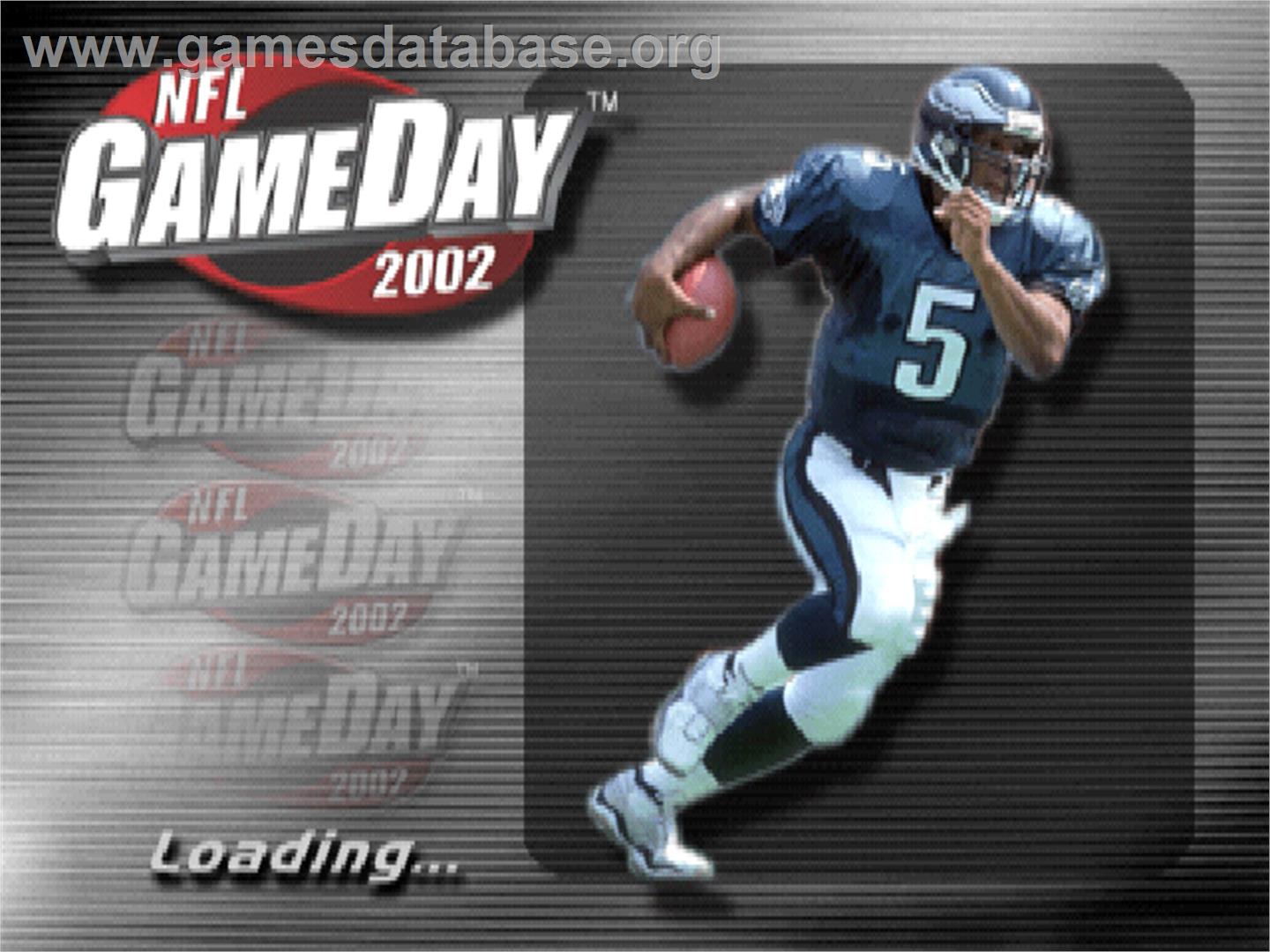 Nfl Gameday 2002 - Sony Playstation - Artwork - Title Screen