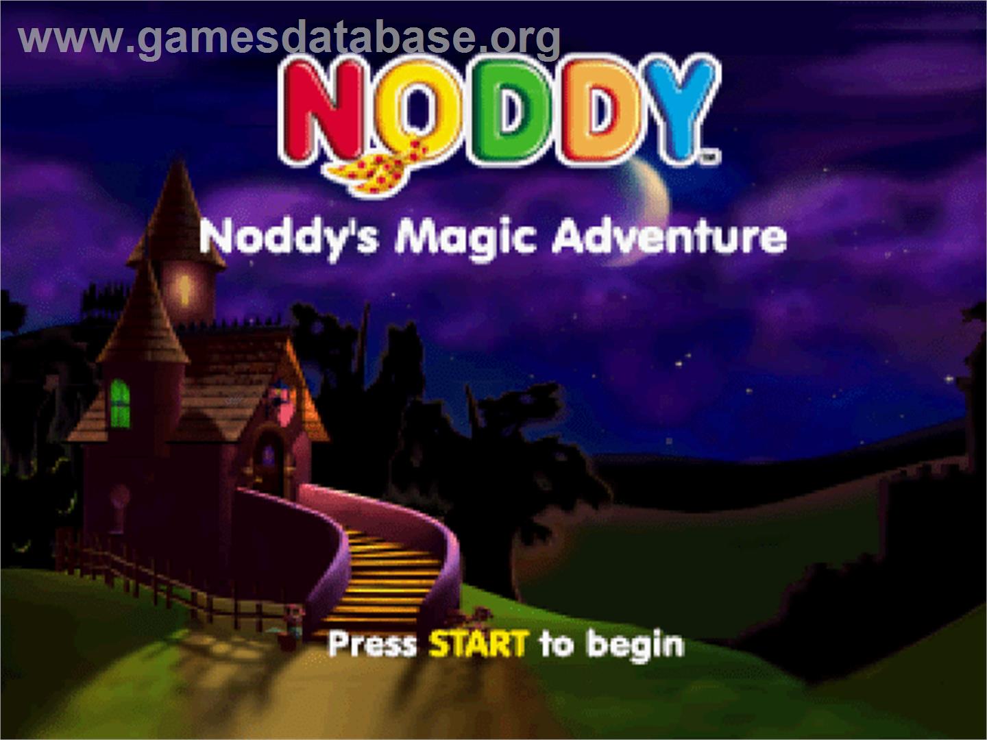 Noddy's Magic Adventure - Sony Playstation - Artwork - Title Screen