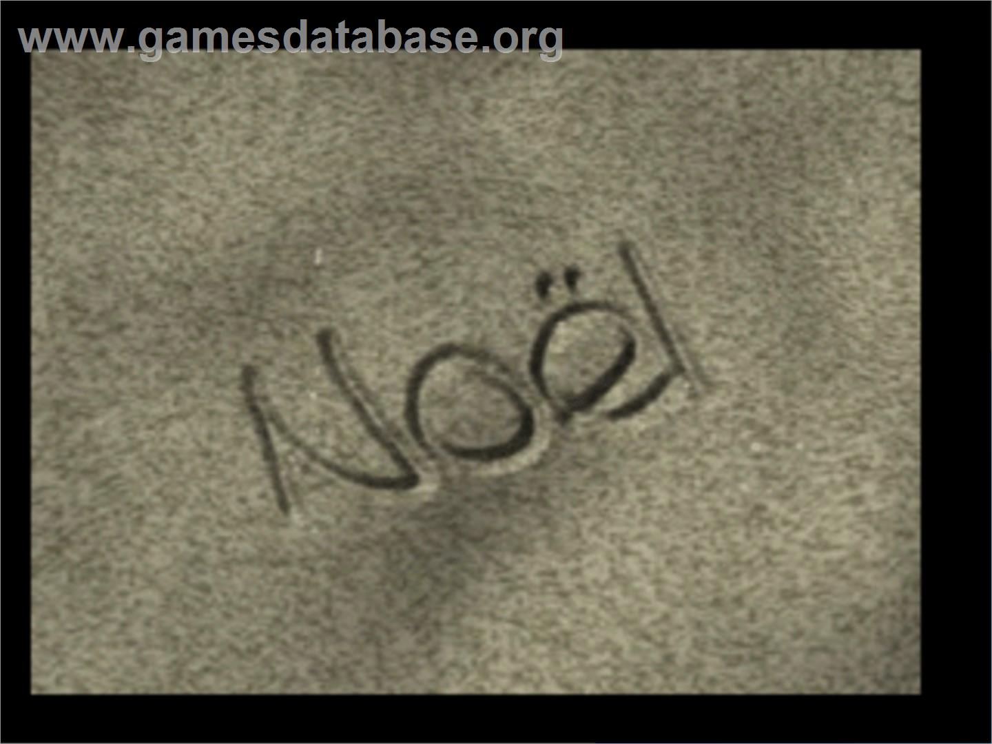 Noël Not Digital - Sony Playstation - Artwork - Title Screen
