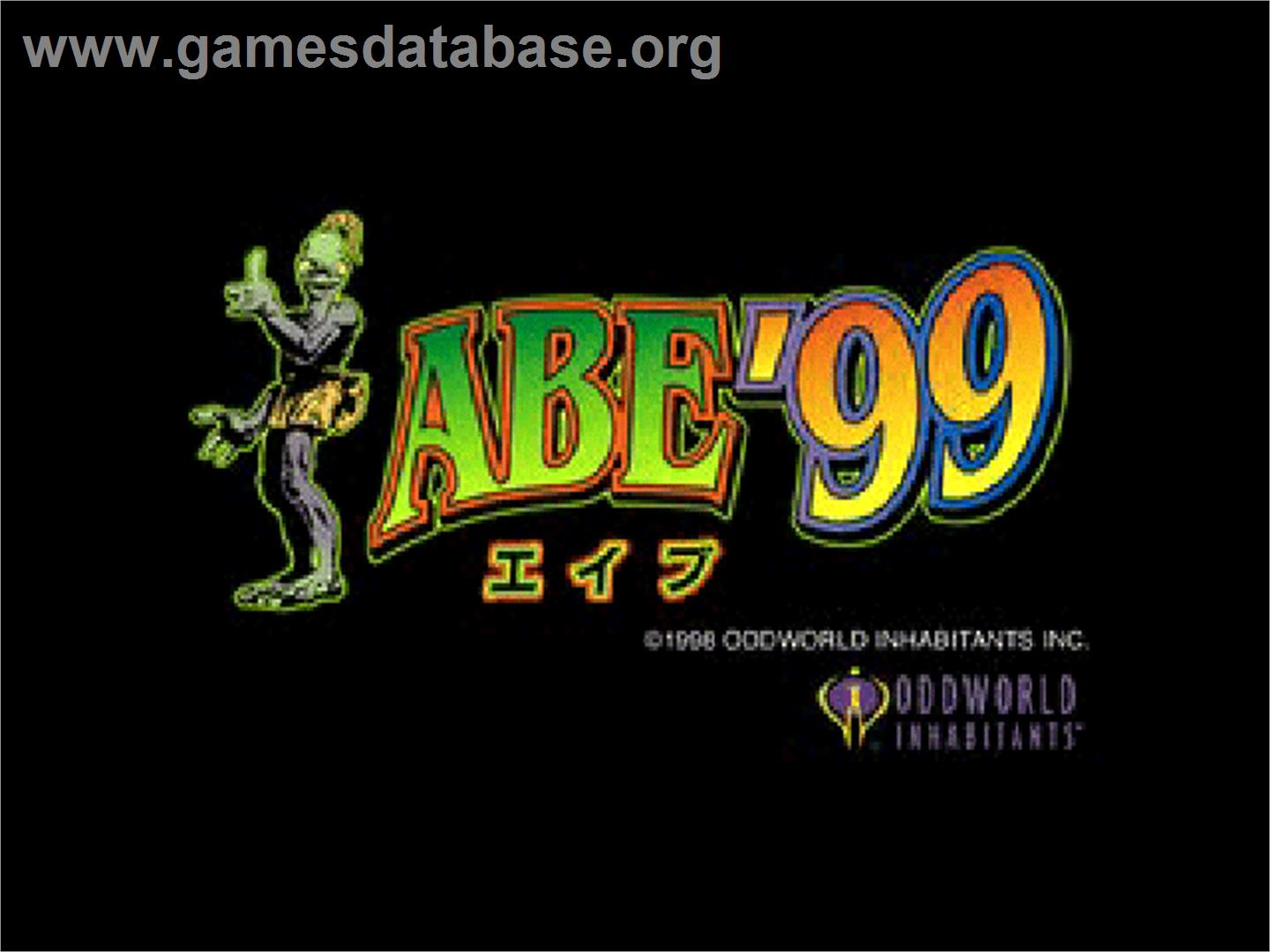 Oddworld - Abe's Exoddus - Sony Playstation - Artwork - Title Screen