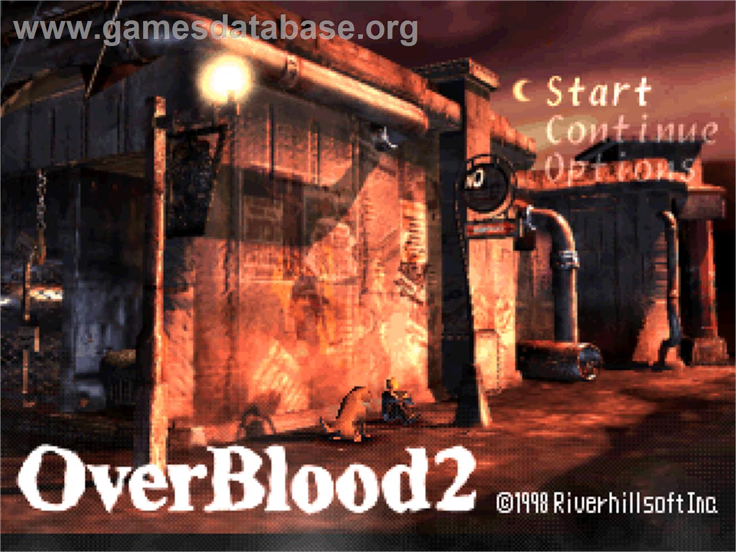 Overblood 2 - Sony Playstation - Artwork - Title Screen