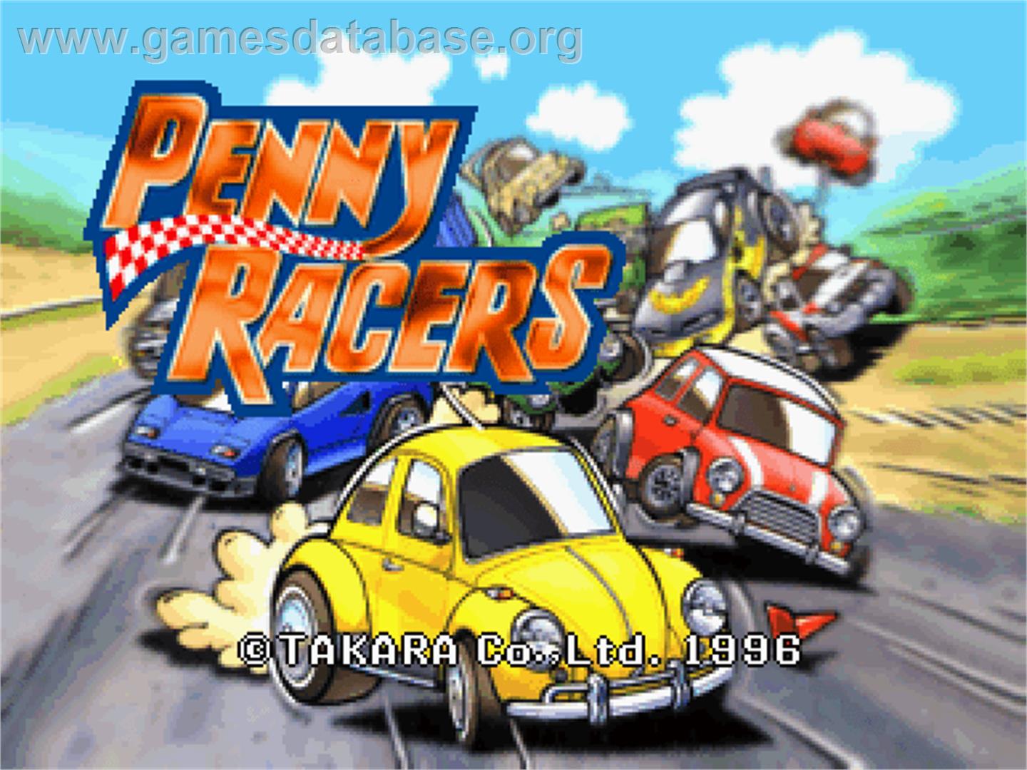 Penny Racers - Sony Playstation - Artwork - Title Screen