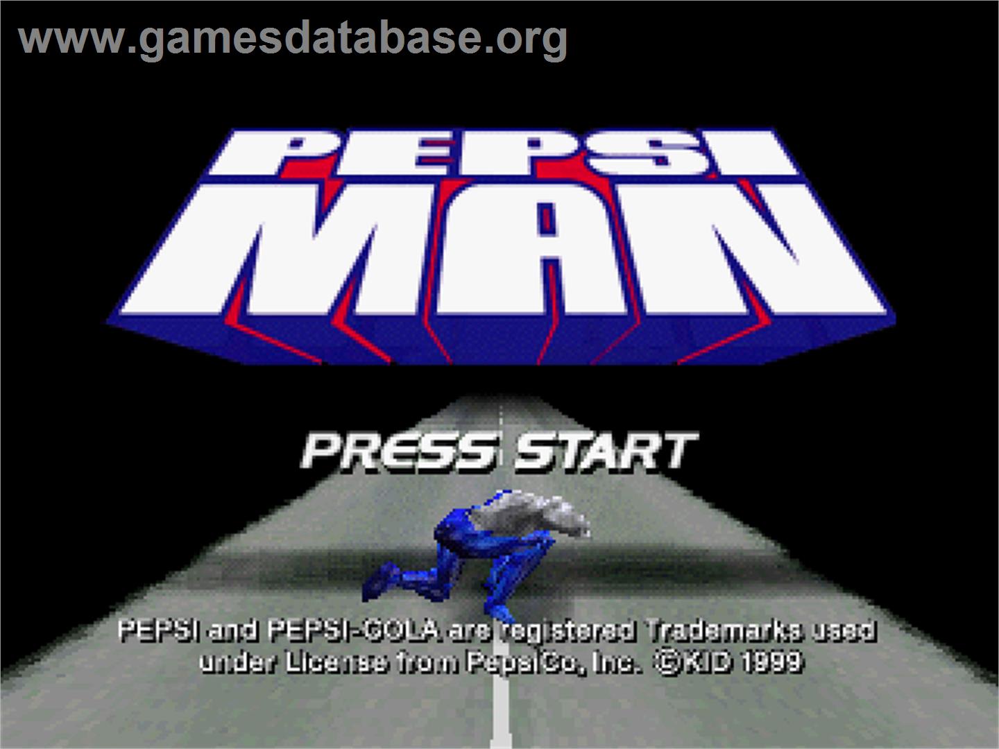 Pepsiman - Sony Playstation - Artwork - Title Screen