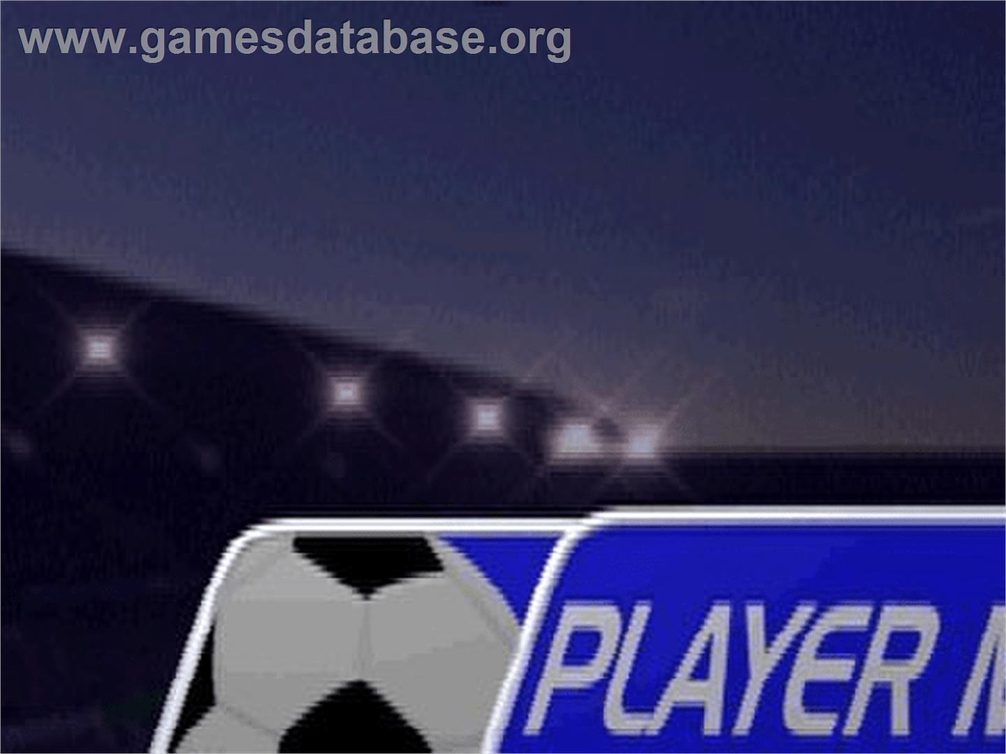 Player Manager 2000 - Sony Playstation - Artwork - Title Screen