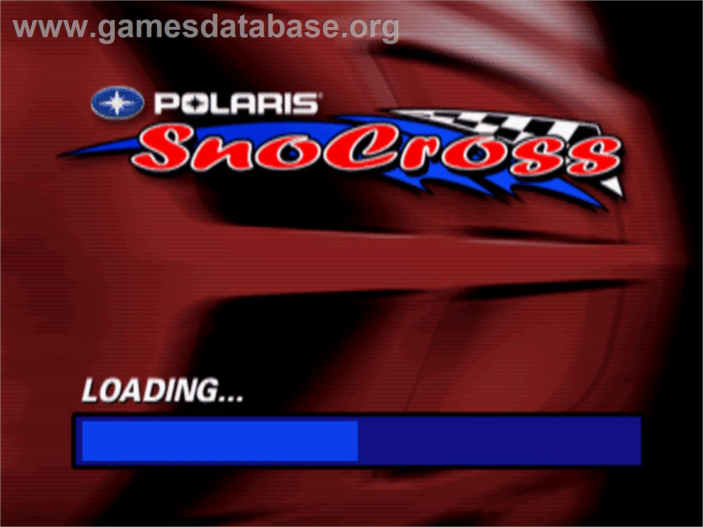 Polaris Snocross - Sony Playstation - Artwork - Title Screen