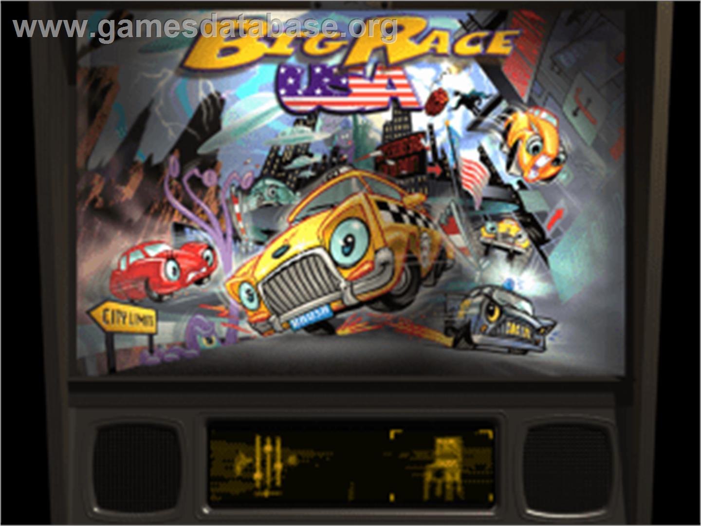 Pro Pinball: Big Race USA - Sony Playstation - Artwork - Title Screen