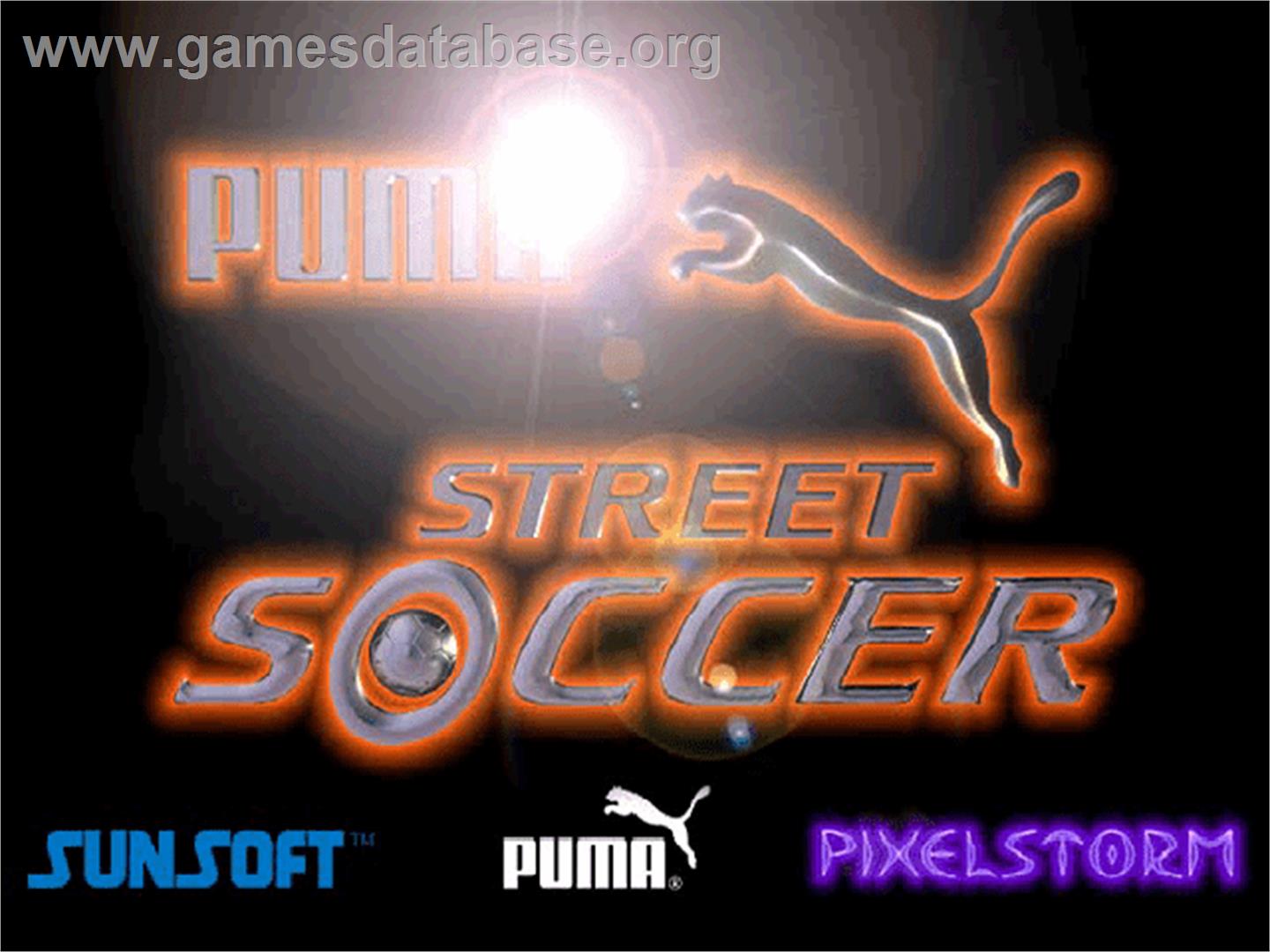 Puma Street Soccer - Sony Playstation - Artwork - Title Screen