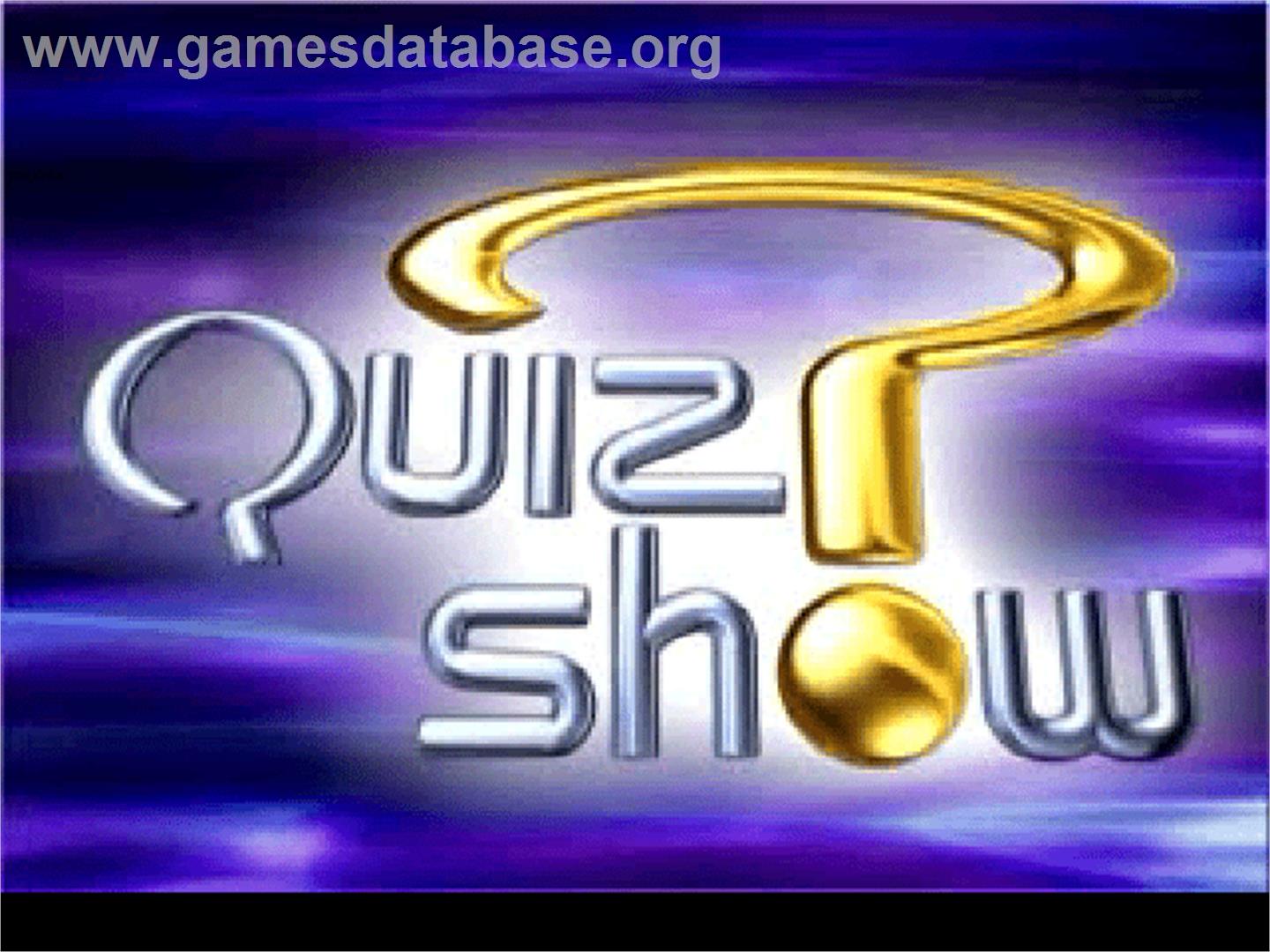 Quiz Show - Sony Playstation - Artwork - Title Screen