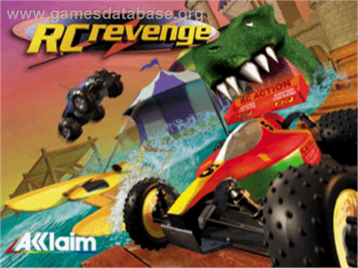 RC Revenge - Sony Playstation - Artwork - Title Screen