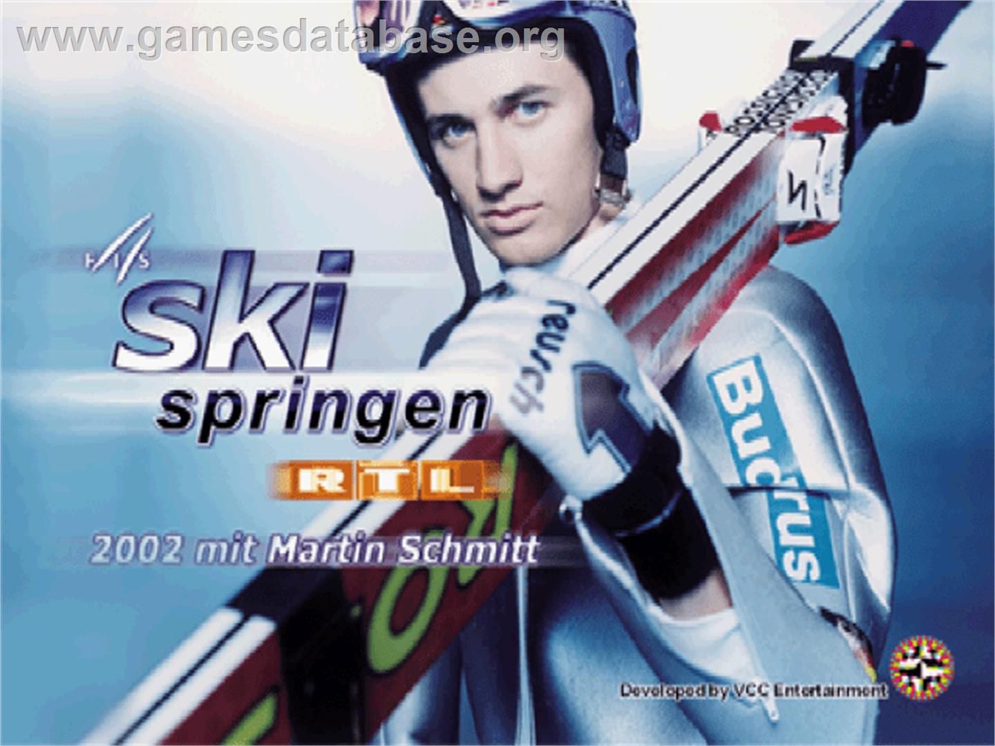 RTL Skispringen 2002 - Sony Playstation - Artwork - Title Screen