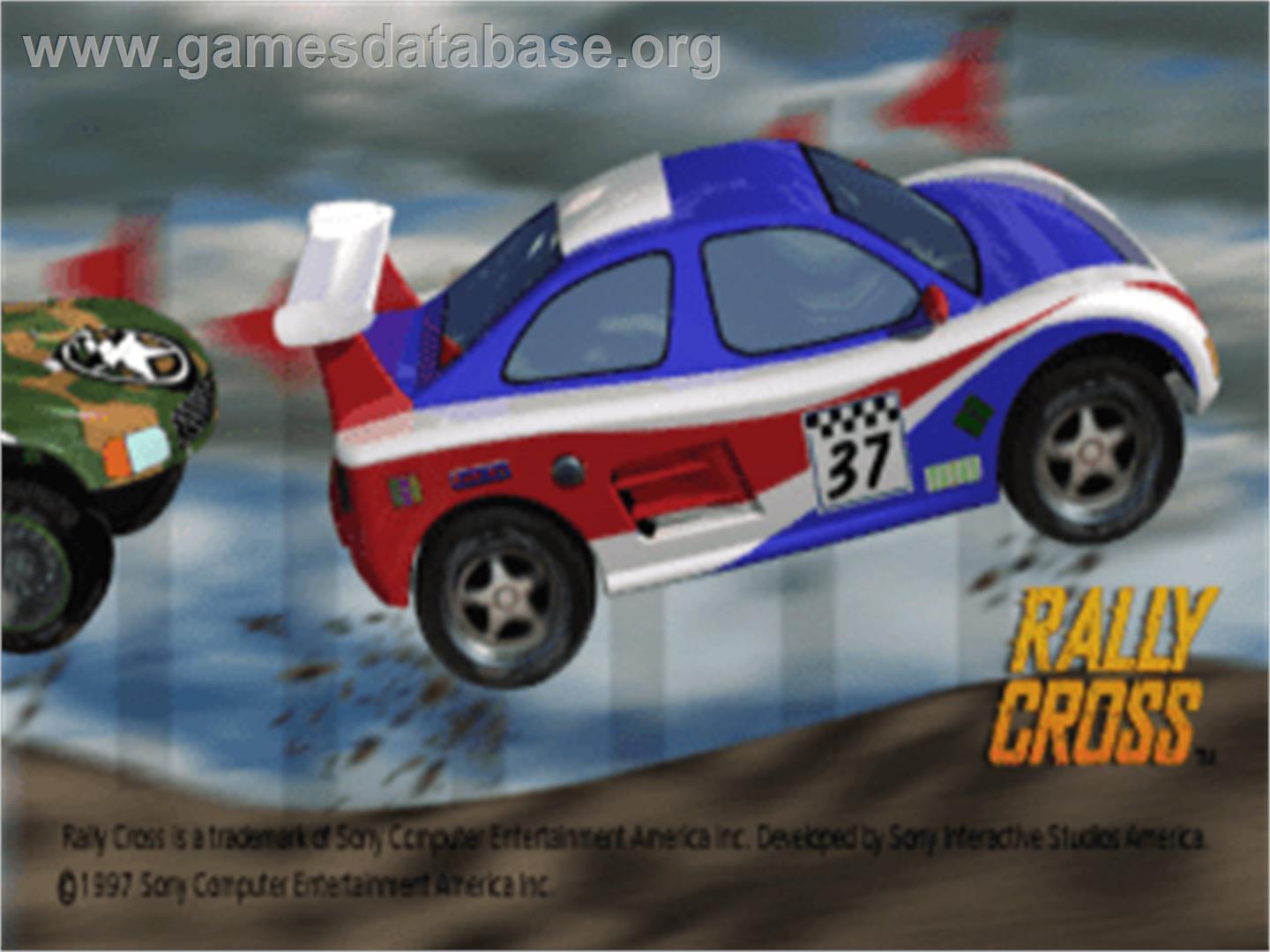 Rally Cross - Sony Playstation - Artwork - Title Screen
