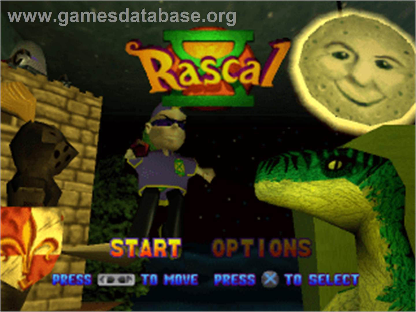 Rascal - Sony Playstation - Artwork - Title Screen