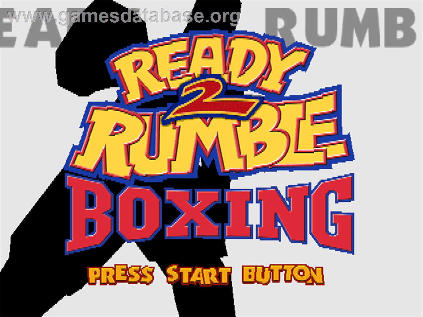 Ready 2 Rumble Boxing - Sony Playstation - Artwork - Title Screen