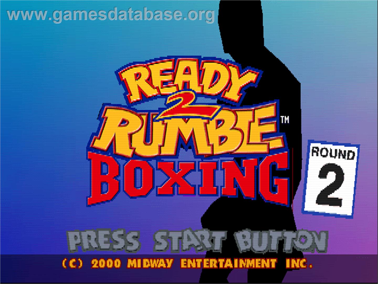 Ready 2 Rumble Boxing Round 2 - Sony Playstation - Artwork - Title Screen