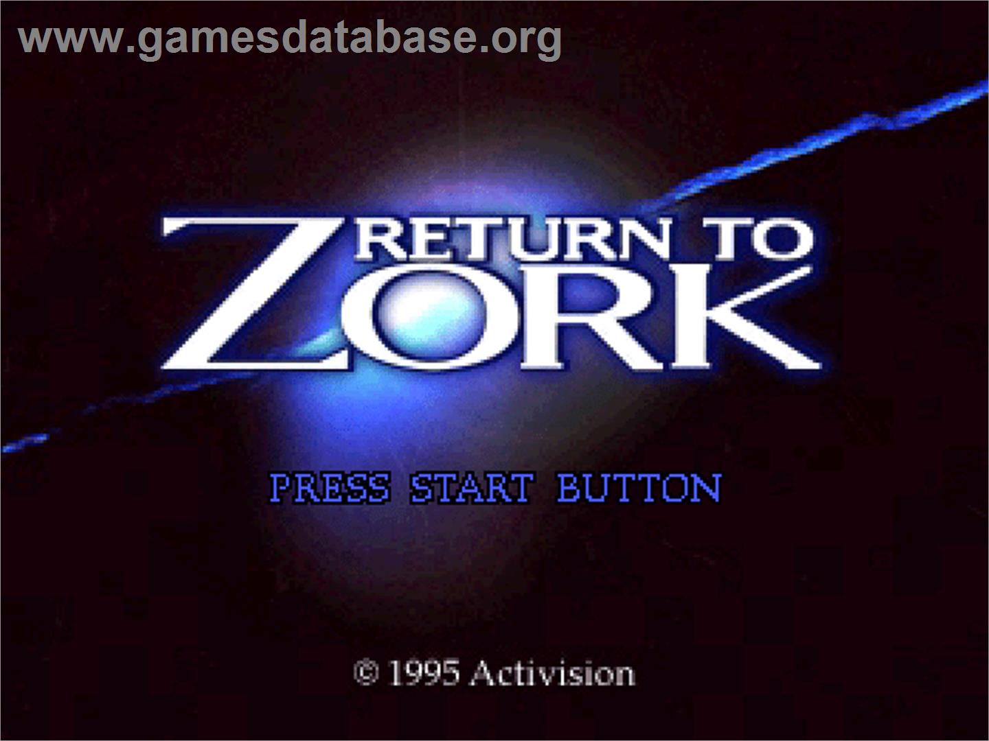 Return to Zork - Sony Playstation - Artwork - Title Screen