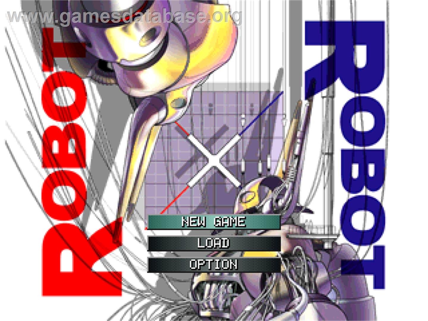 Robot X Robot - Sony Playstation - Artwork - Title Screen