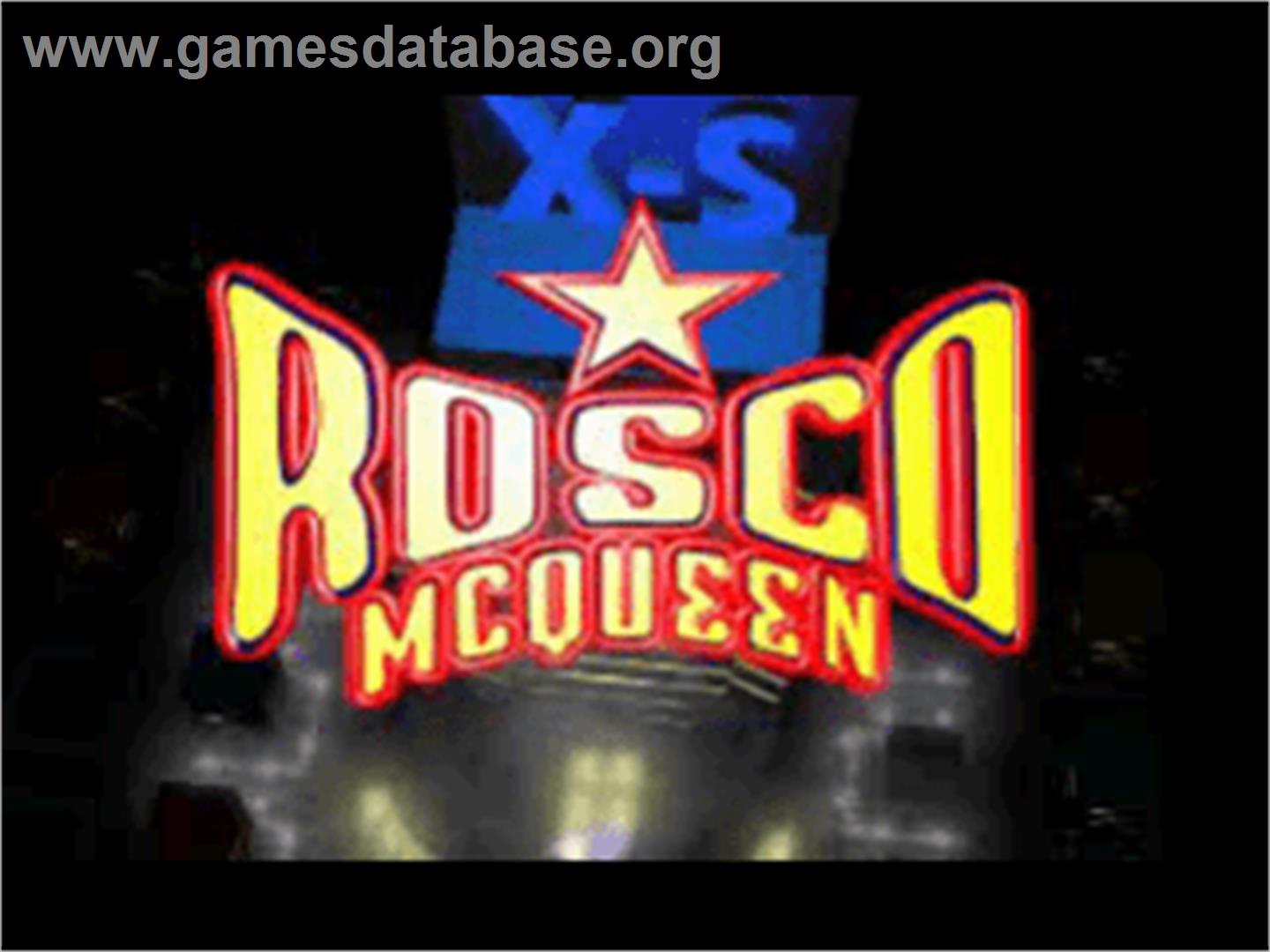 Rosco McQueen Firefighter Extreme - Sony Playstation - Artwork - Title Screen