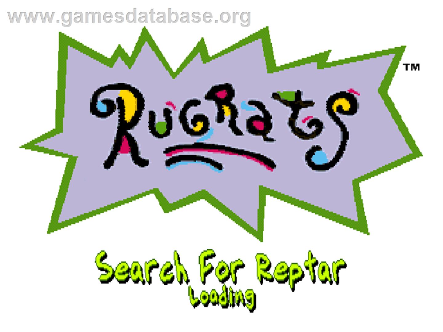 Rugrats - Search For Reptar - Sony Playstation - Artwork - Title Screen