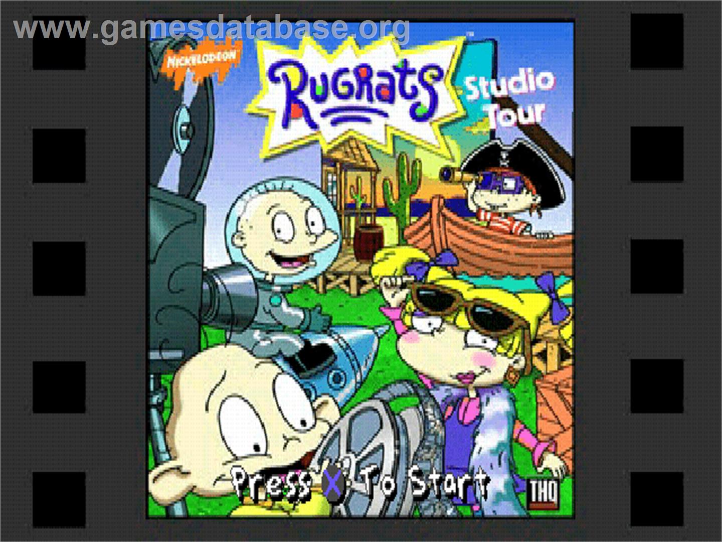 Rugrats - Studio Tour - Sony Playstation - Artwork - Title Screen