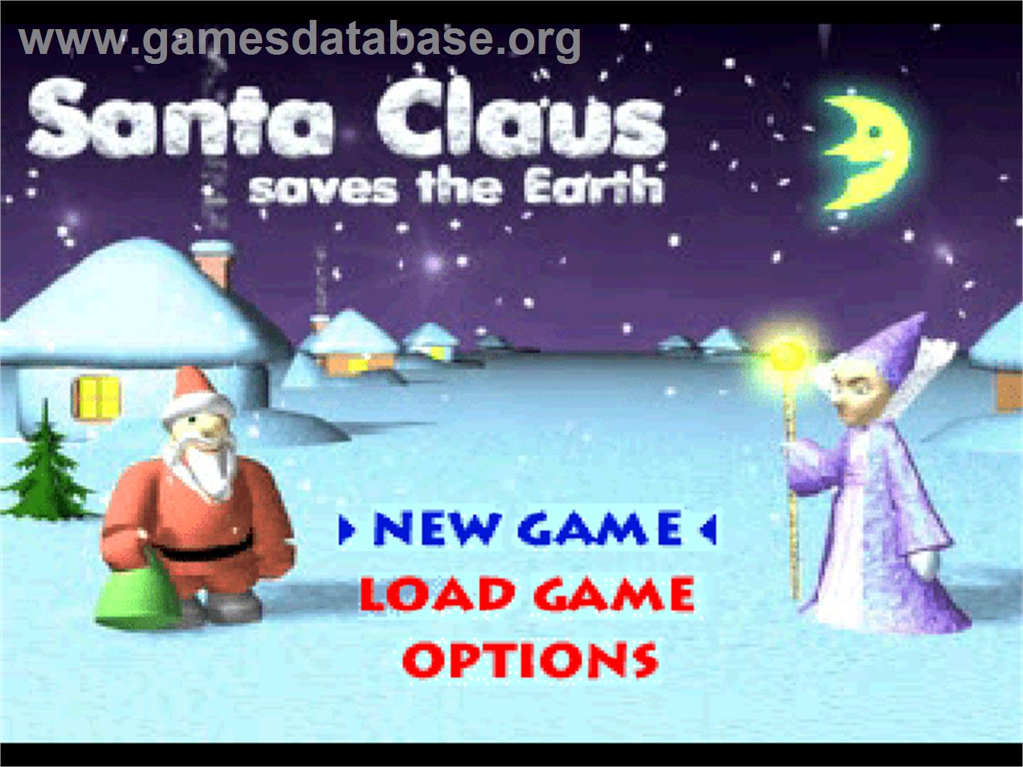 Santa Claus Saves The Earth - Sony Playstation - Artwork - Title Screen