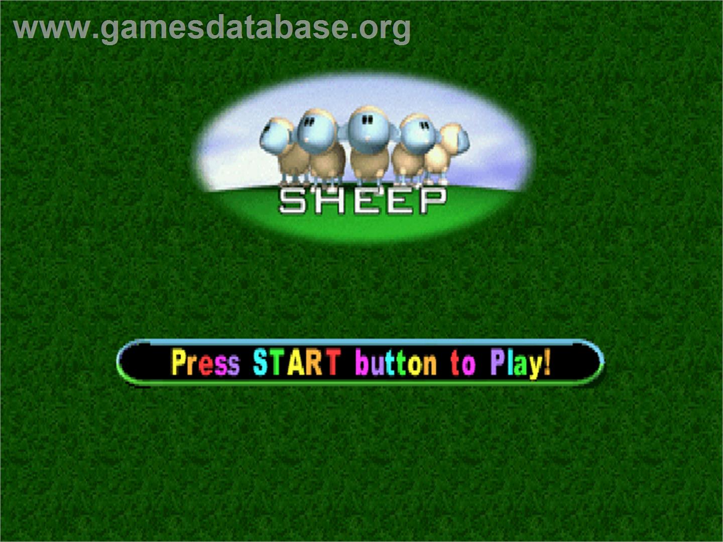 Sheep - Sony Playstation - Artwork - Title Screen